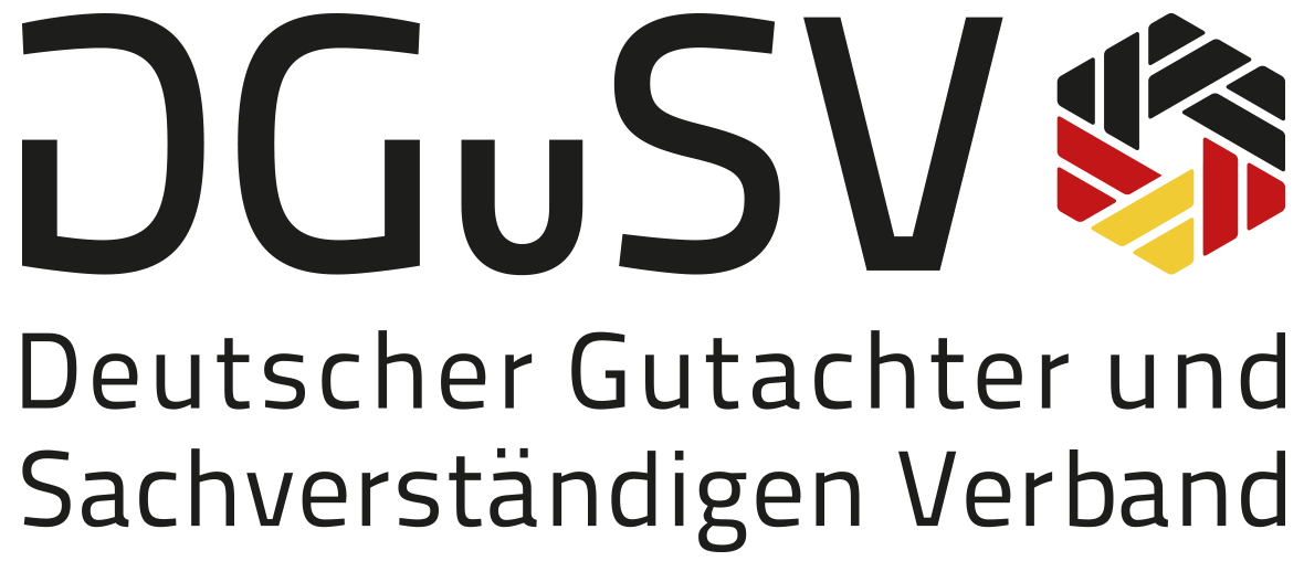 Logo Deutscher Gutachter und Sachverständigen Verband e.V. (DGuSV)